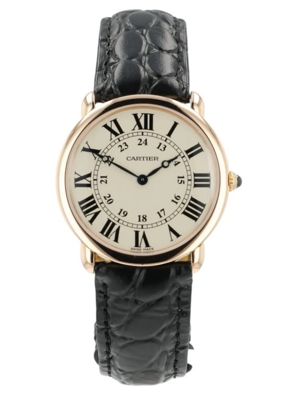 Cartier Ronde Louis Silver Dial 18k Rose Gold 36mm Manual Wind Men’s W6800251